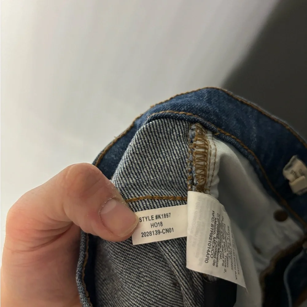 Madewell Classic Straight Jeans in Coldbrook Wash Size 25 - Picture 5 of 5